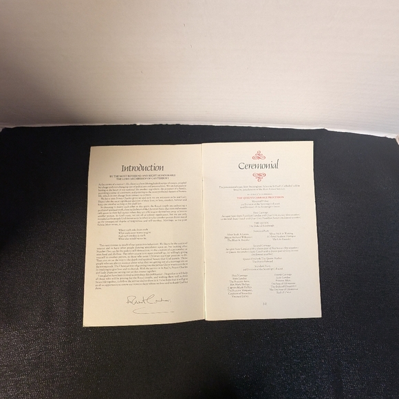 1981 Official ROYAL WEDDING PROGRAMME Program PRINCE Charles & Lady DIANA Spoons - Picture 4 of 15